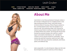 Tablet Screenshot of leahgruber.com